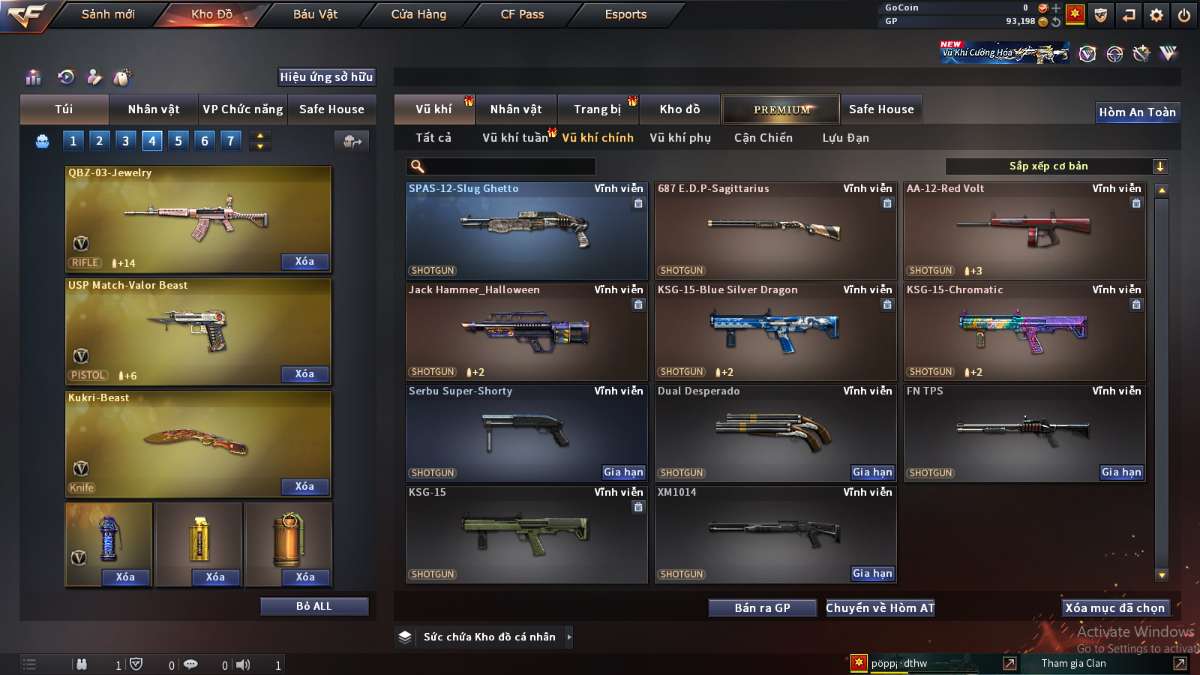 shop acc cf uy tin gia re